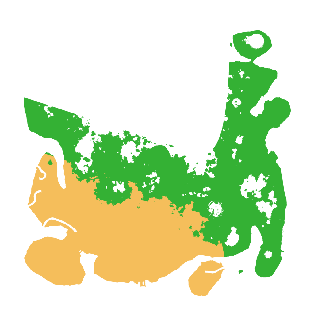 Biome Rust Map: Procedural Map, Size: 3700, Seed: 1742801942