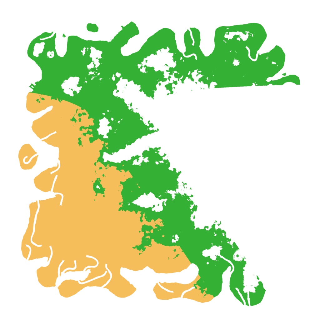 Biome Rust Map: Procedural Map, Size: 4500, Seed: 86856128