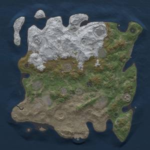 Thumbnail Rust Map: Procedural Map, Size: 3850, Seed: 1888188059, 20 Monuments