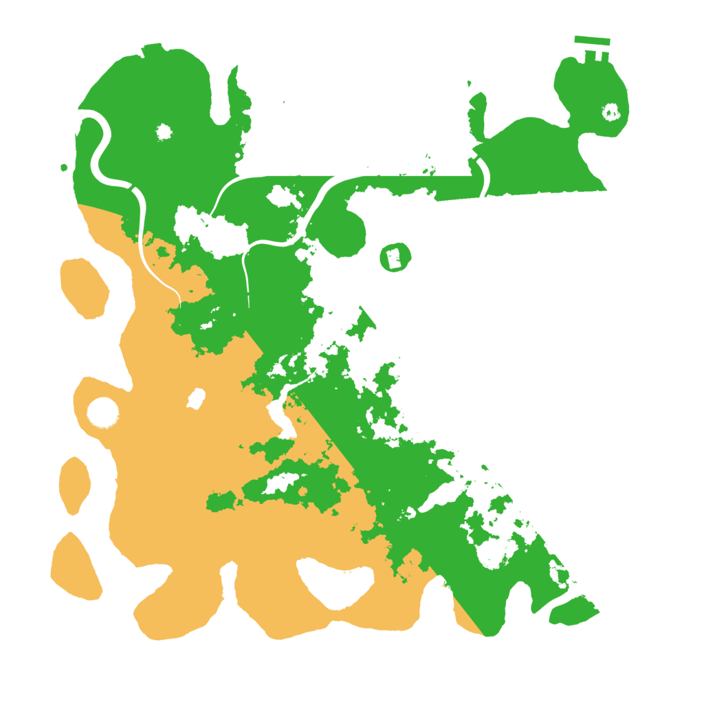 Biome Rust Map: Procedural Map, Size: 4000, Seed: 571598