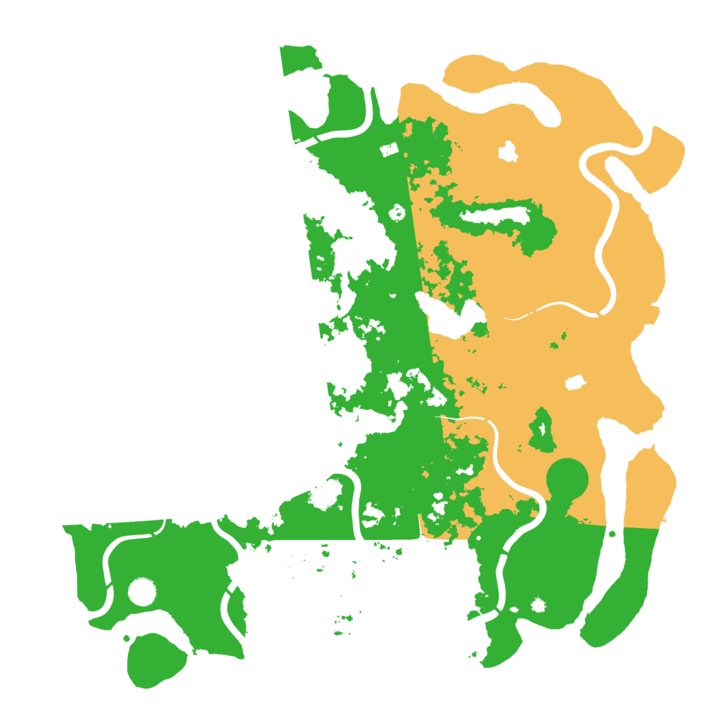 Biome Rust Map: Procedural Map, Size: 4500, Seed: 1935435918