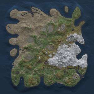 Thumbnail Rust Map: Procedural Map, Size: 3750, Seed: 1518400179, 20 Monuments