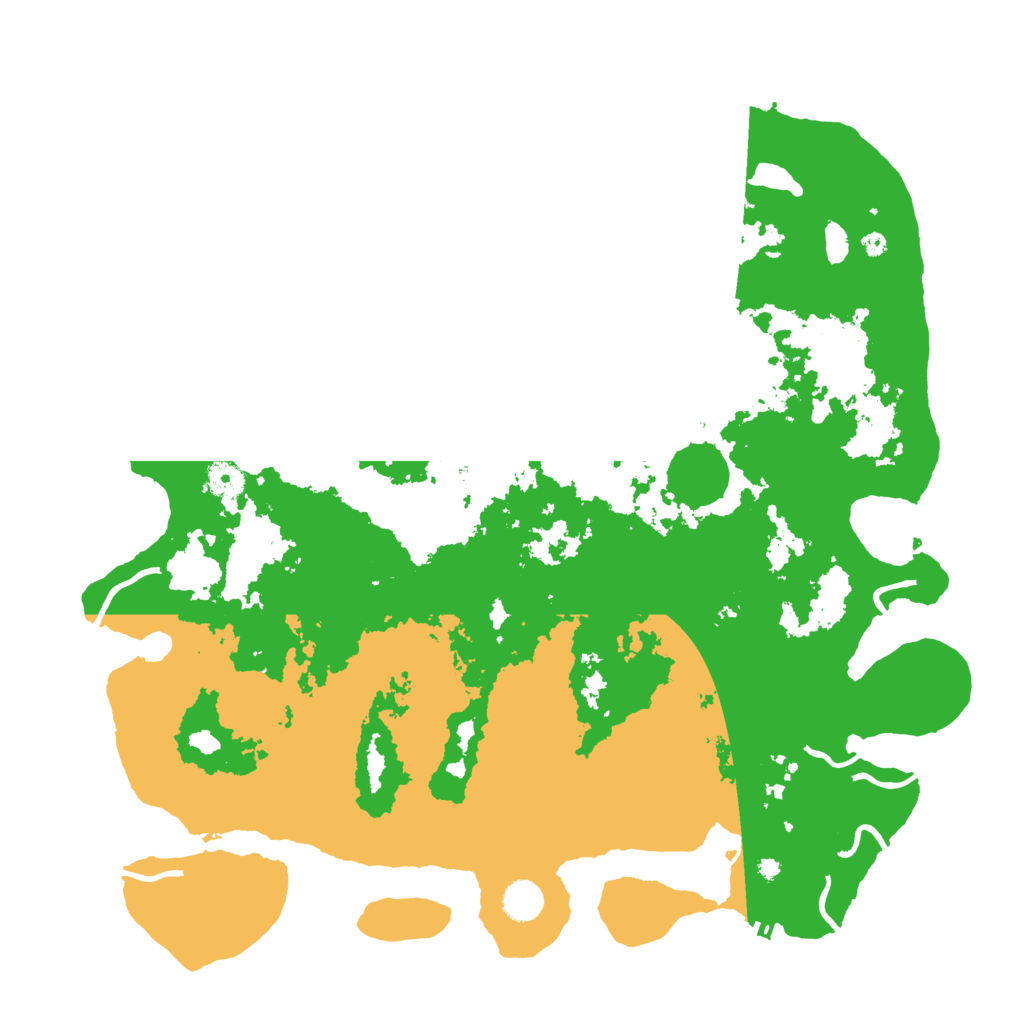 Biome Rust Map: Procedural Map, Size: 4400, Seed: 15