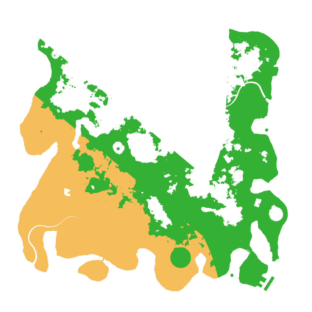 Biome Rust Map: Procedural Map, Size: 4000, Seed: 461668933