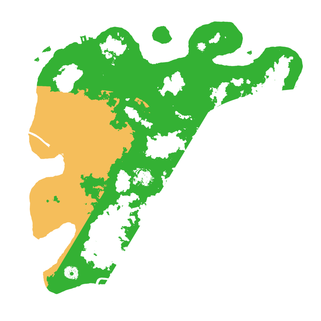 Biome Rust Map: Procedural Map, Size: 3500, Seed: 521535651