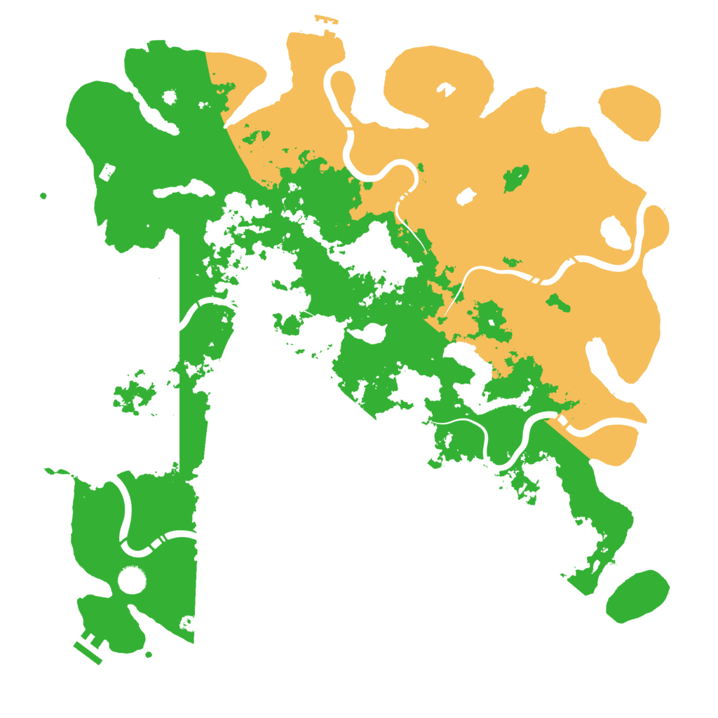 Biome Rust Map: Procedural Map, Size: 4500, Seed: 41544852