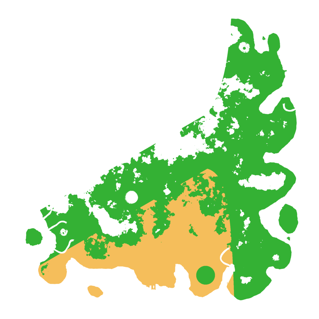 Biome Rust Map: Procedural Map, Size: 4500, Seed: 2254517