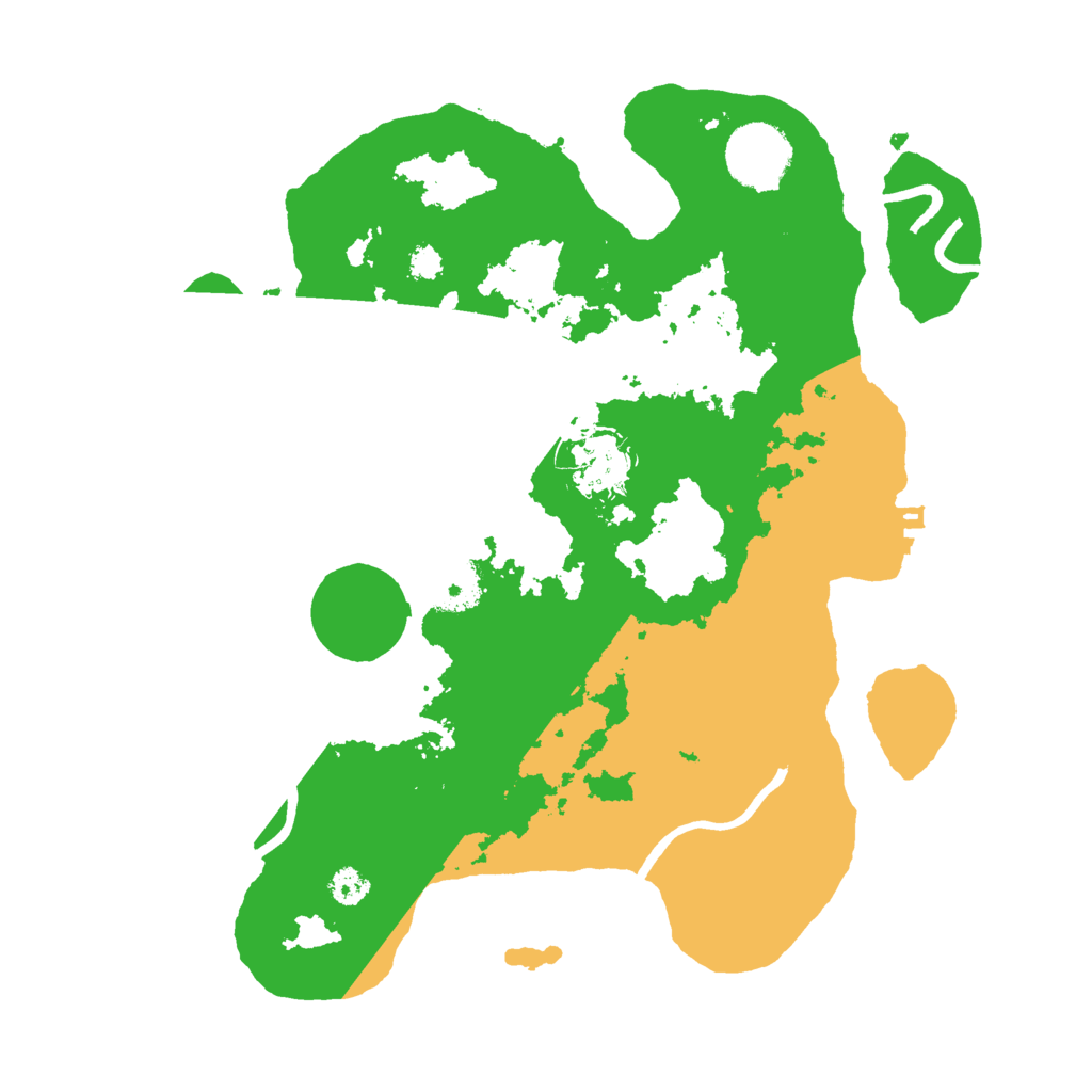Biome Rust Map: Procedural Map, Size: 3000, Seed: 982923228