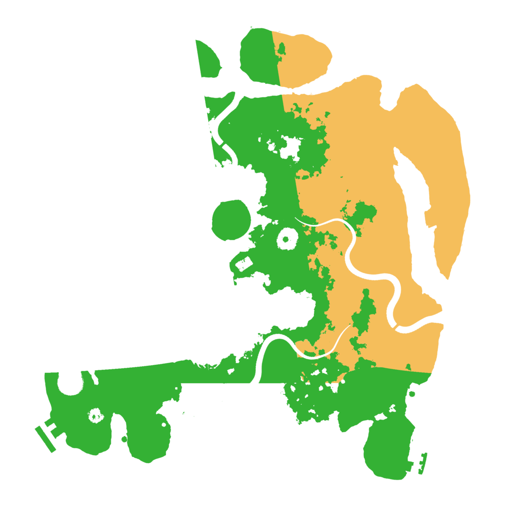 Biome Rust Map: Procedural Map, Size: 3500, Seed: 1081171899