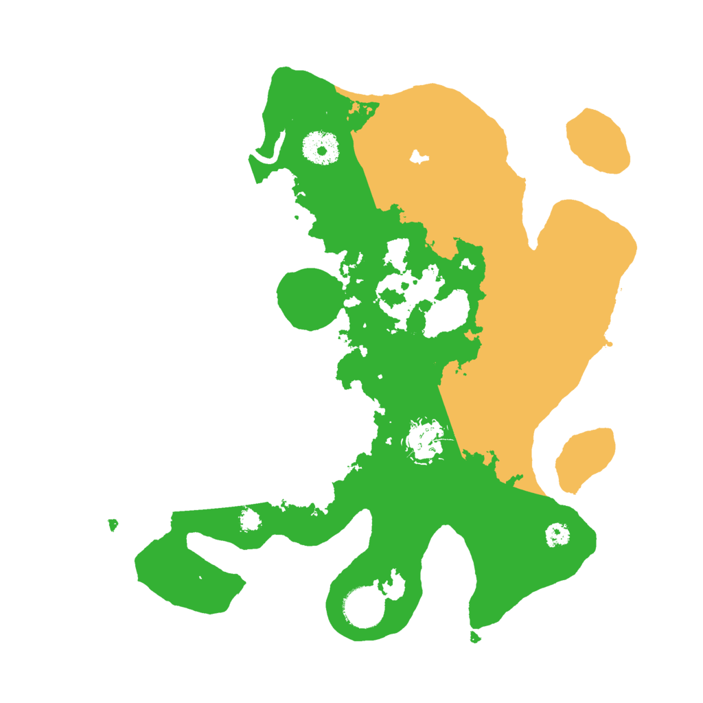 Biome Rust Map: Procedural Map, Size: 3000, Seed: 1672