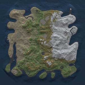 Thumbnail Rust Map: Procedural Map, Size: 3850, Seed: 2112267907, 17 Monuments