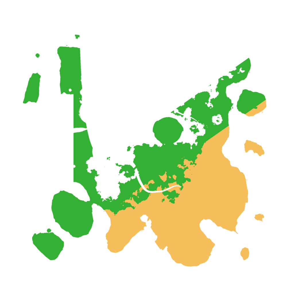 Biome Rust Map: Procedural Map, Size: 2876, Seed: 2938