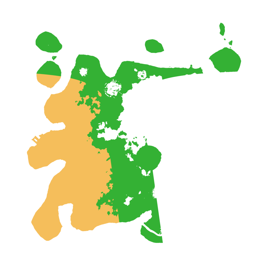 Biome Rust Map: Procedural Map, Size: 3000, Seed: 2367103