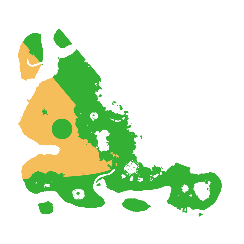 Biome Rust Map: Procedural Map, Size: 3145, Seed: 1234567890