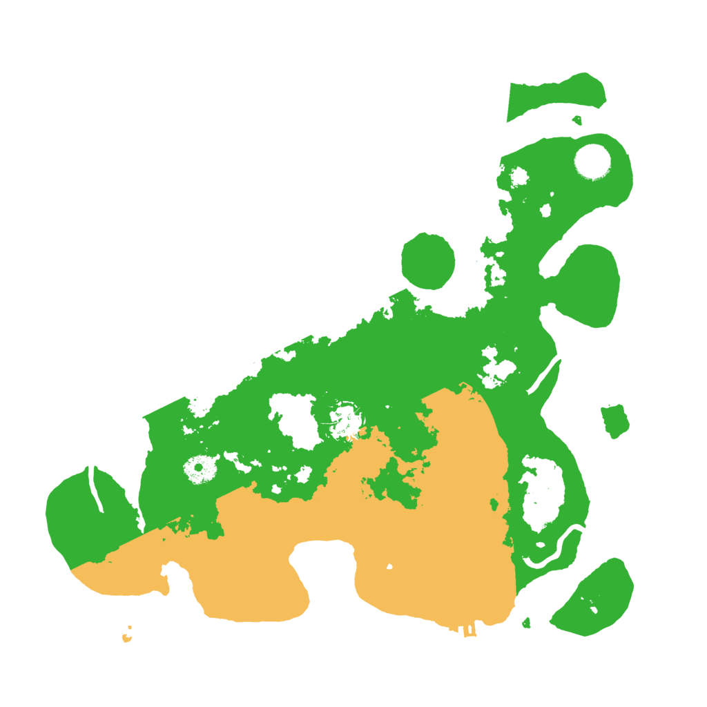 Biome Rust Map: Procedural Map, Size: 3500, Seed: 327487433