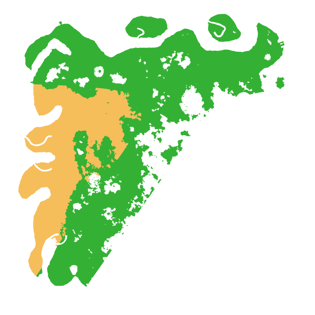 Biome Rust Map: Procedural Map, Size: 4500, Seed: 527392
