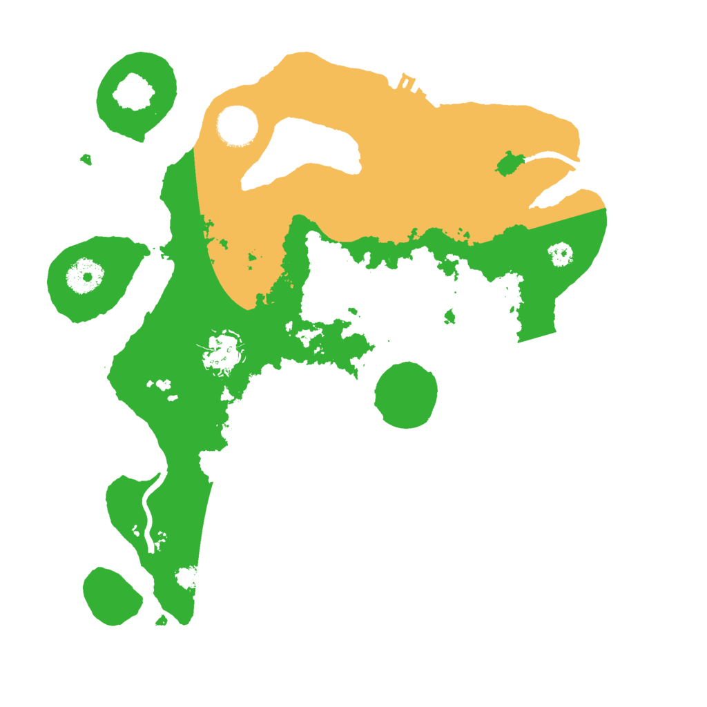 Biome Rust Map: Procedural Map, Size: 3050, Seed: 928347