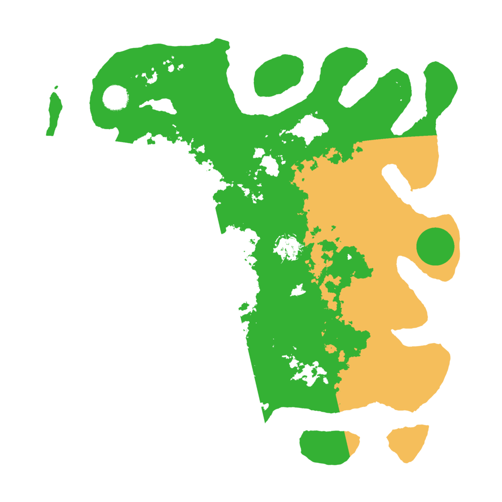 Biome Rust Map: Barren, Size: 3500, Seed: 228