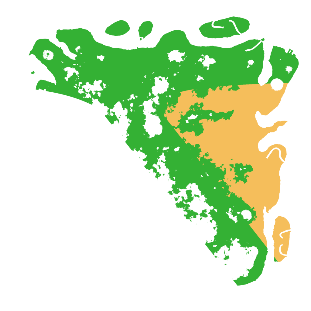 Biome Rust Map: Procedural Map, Size: 4500, Seed: 31899721