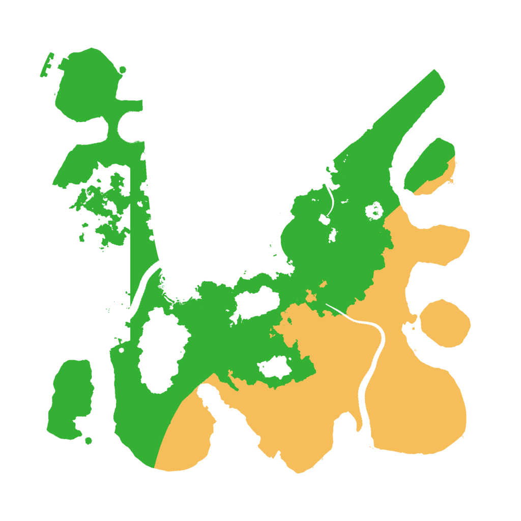 Biome Rust Map: Procedural Map, Size: 3000, Seed: 30111978