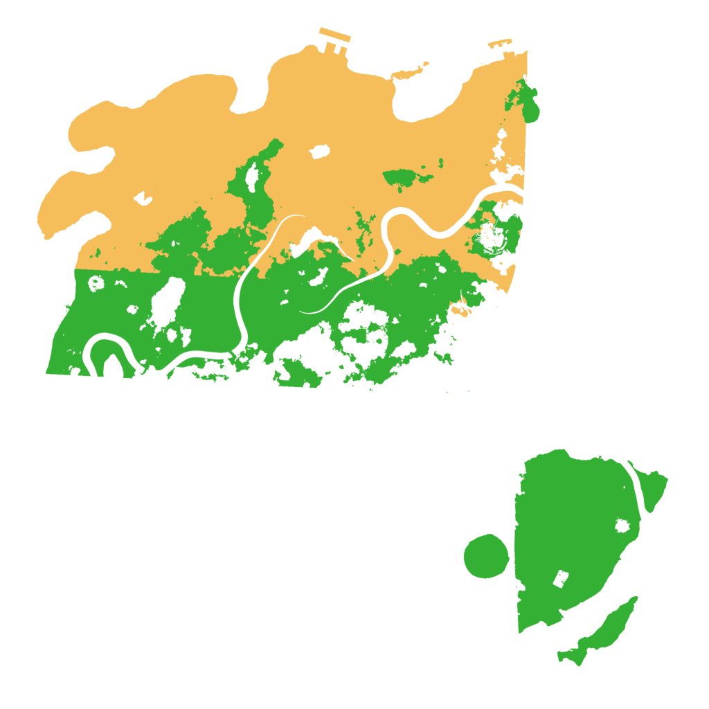 Biome Rust Map: Procedural Map, Size: 4500, Seed: 644896685