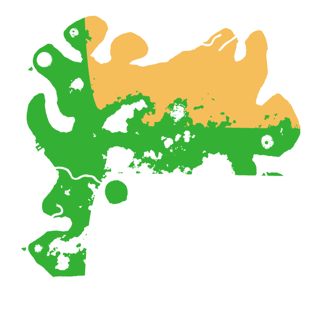 Biome Rust Map: Procedural Map, Size: 3700, Seed: 959174907