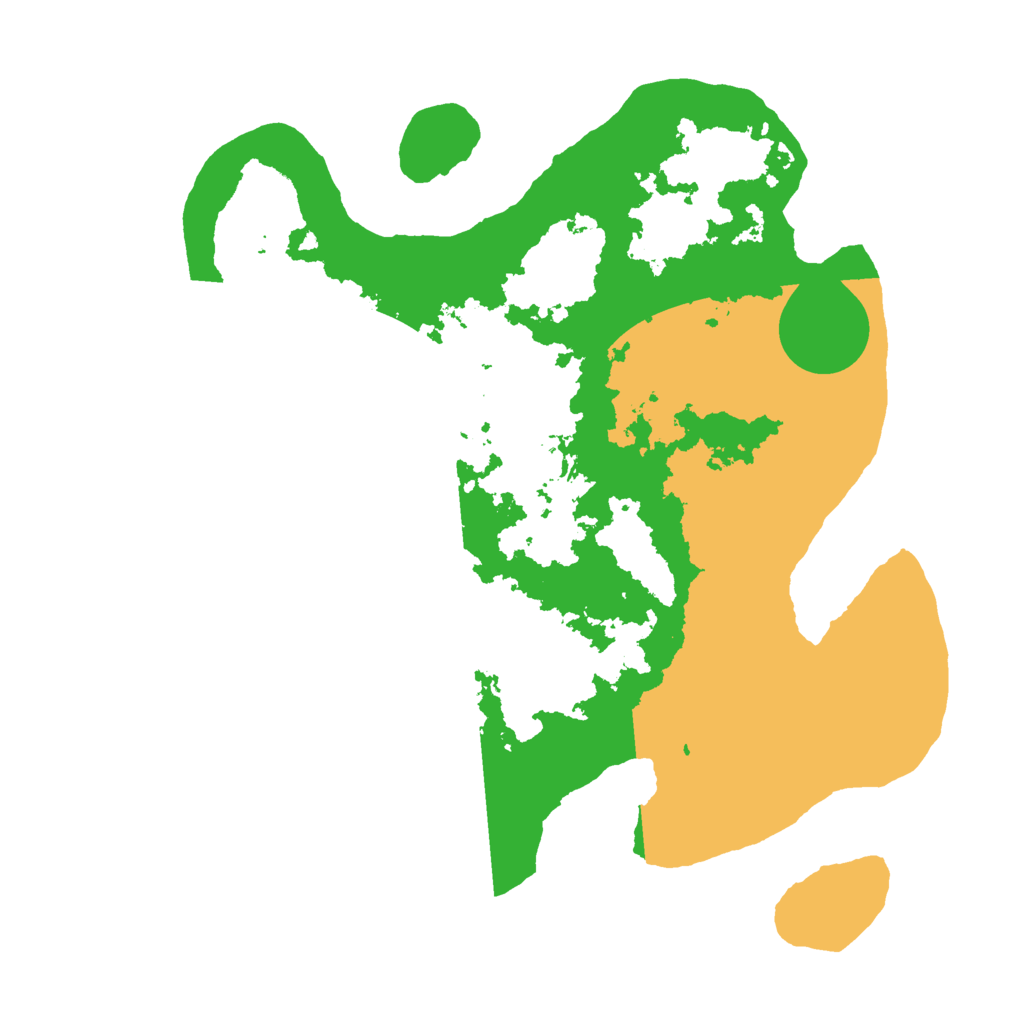 Biome Rust Map: Barren, Size: 3000, Seed: 48910