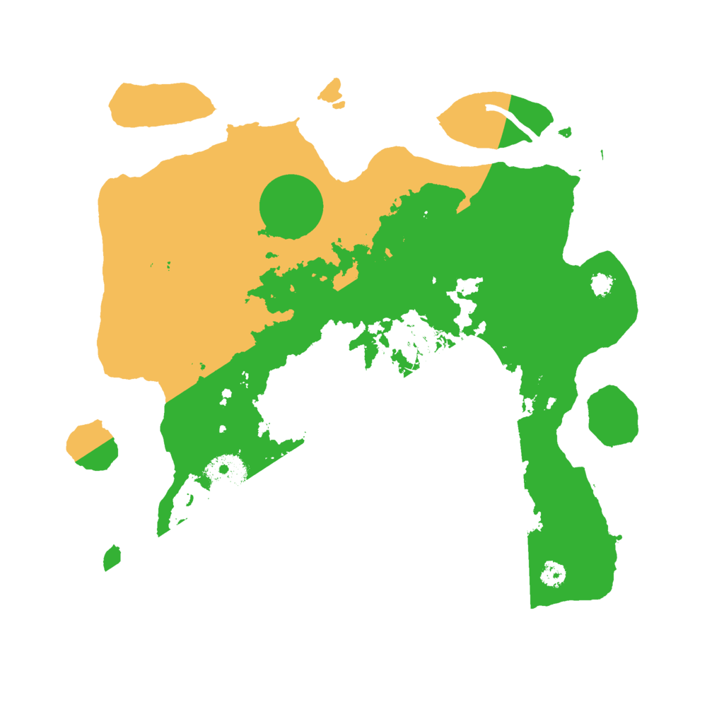 Biome Rust Map: Procedural Map, Size: 3000, Seed: 1114