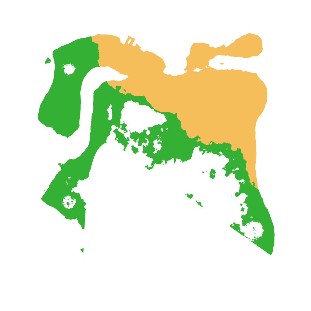 Biome Rust Map: Procedural Map, Size: 2500, Seed: 16956164