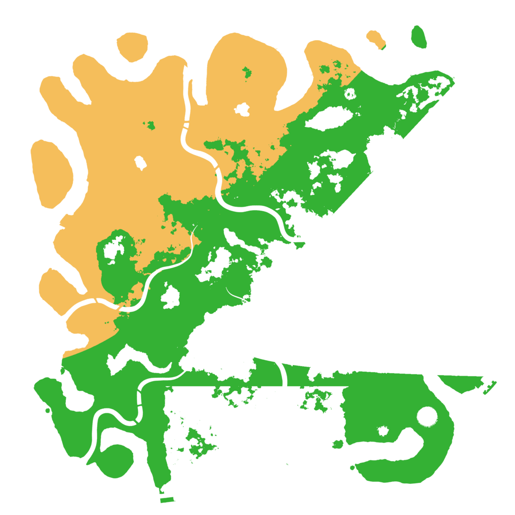 Biome Rust Map: Procedural Map, Size: 4500, Seed: 457514306