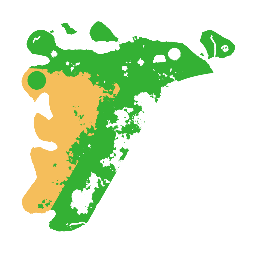 Biome Rust Map: Procedural Map, Size: 3650, Seed: 838493