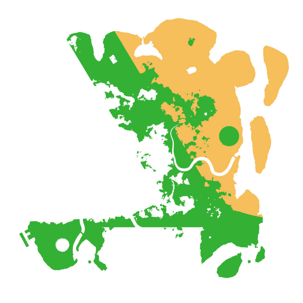 Biome Rust Map: Procedural Map, Size: 4000, Seed: 200280