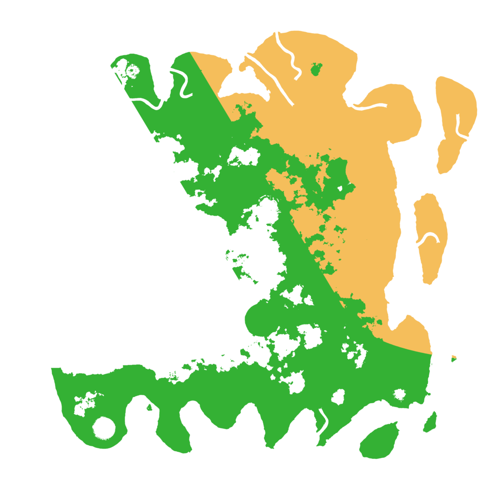 Biome Rust Map: Procedural Map, Size: 4000, Seed: 200280