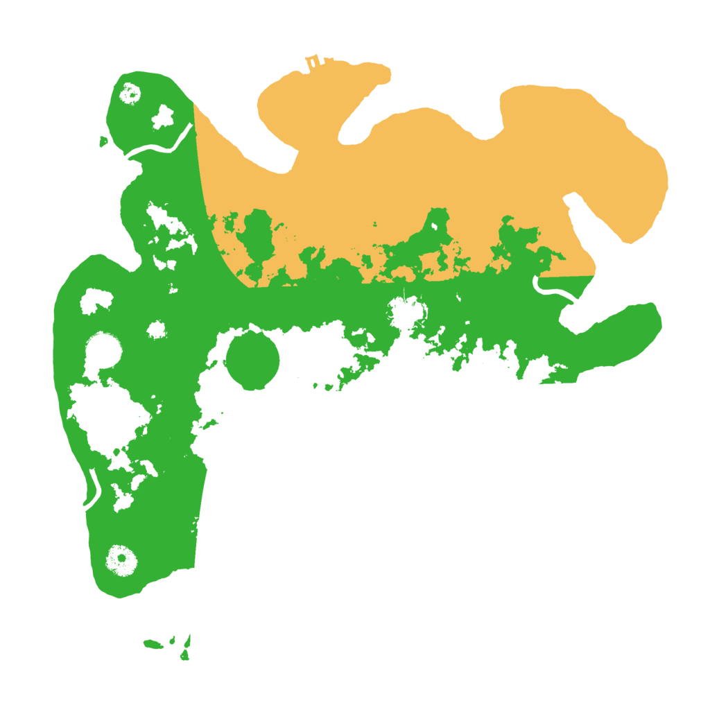 Biome Rust Map: Procedural Map, Size: 3500, Seed: 686147689