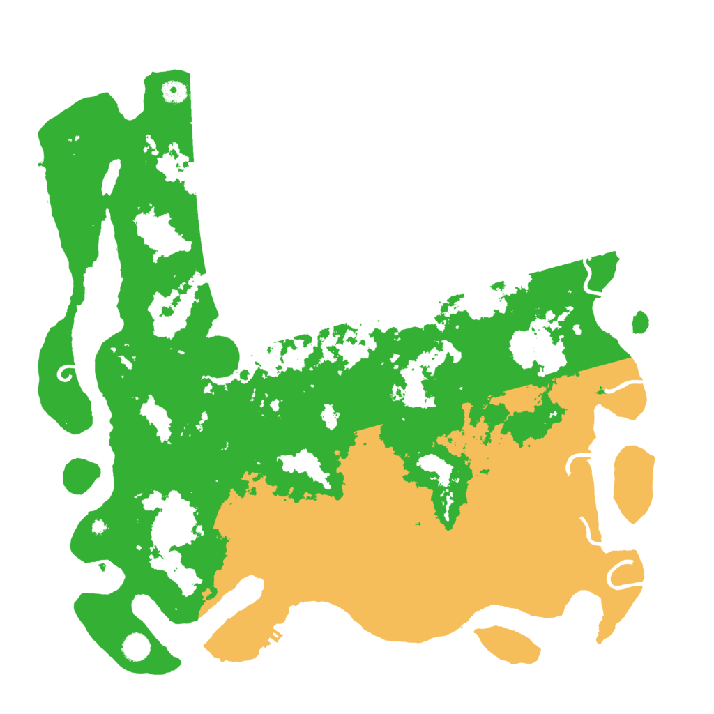 Biome Rust Map: Procedural Map, Size: 4500, Seed: 3465645