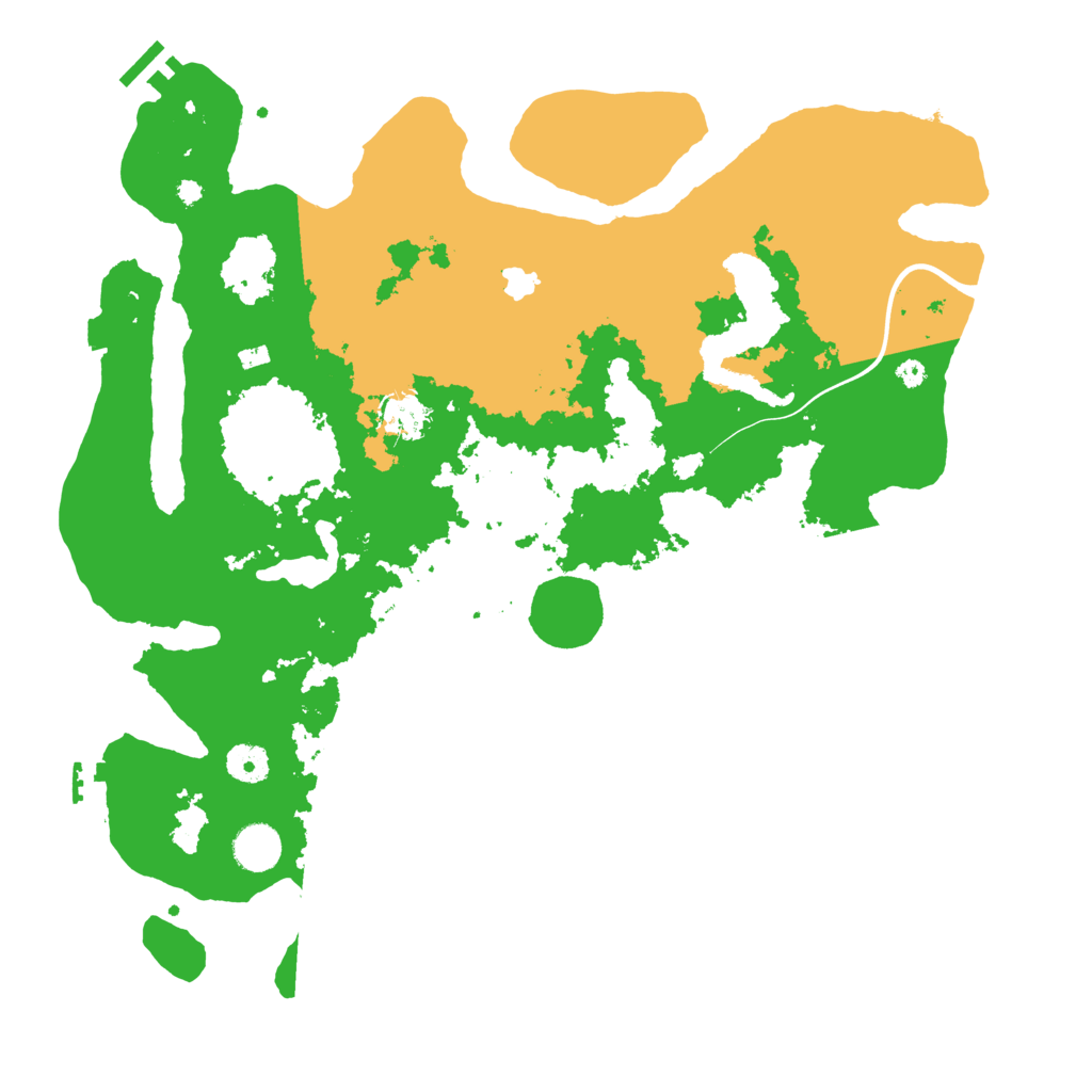 Biome Rust Map: Procedural Map, Size: 4000, Seed: 117189