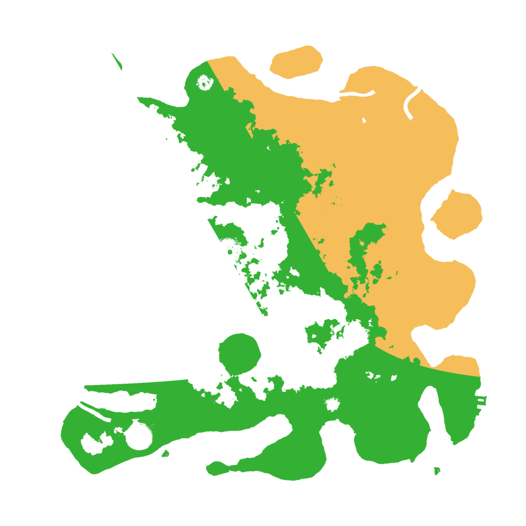 Biome Rust Map: Procedural Map, Size: 3500, Seed: 1376808567