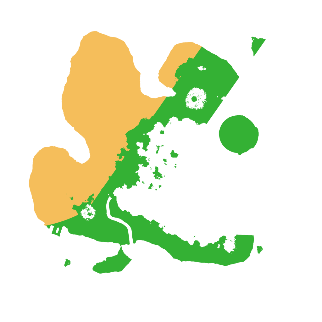 Biome Rust Map: Procedural Map, Size: 2300, Seed: 648247