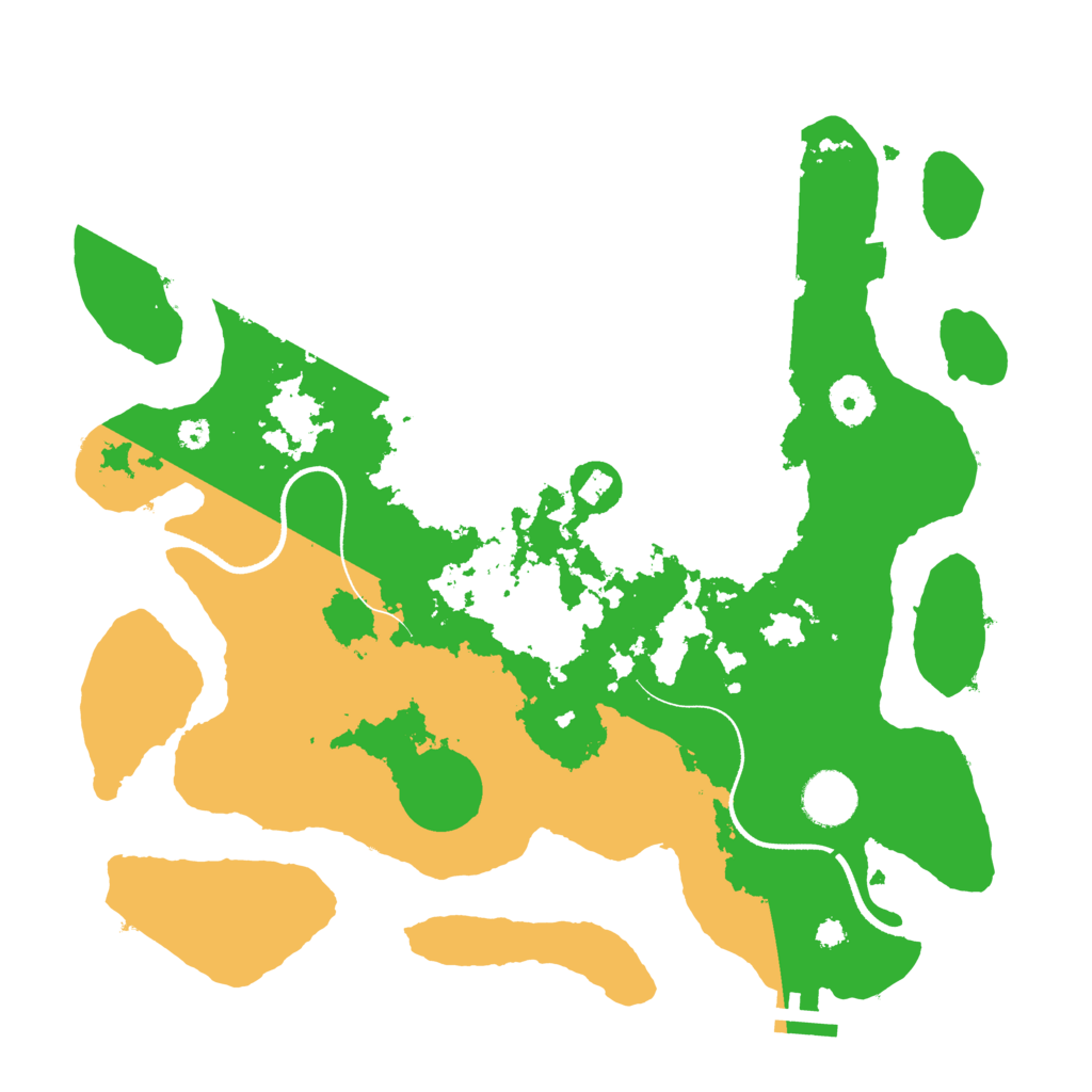 Biome Rust Map: Procedural Map, Size: 3500, Seed: 630777494