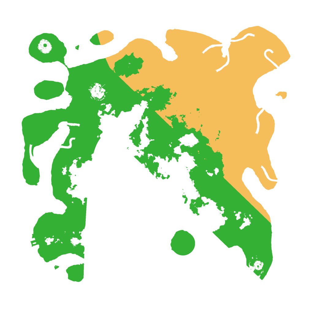 Biome Rust Map: Procedural Map, Size: 3500, Seed: 318541206