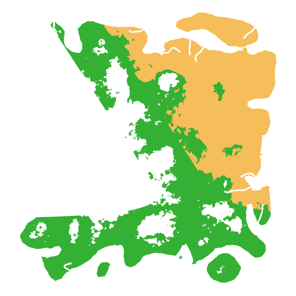 Biome Rust Map: Procedural Map, Size: 4500, Seed: 1295304710