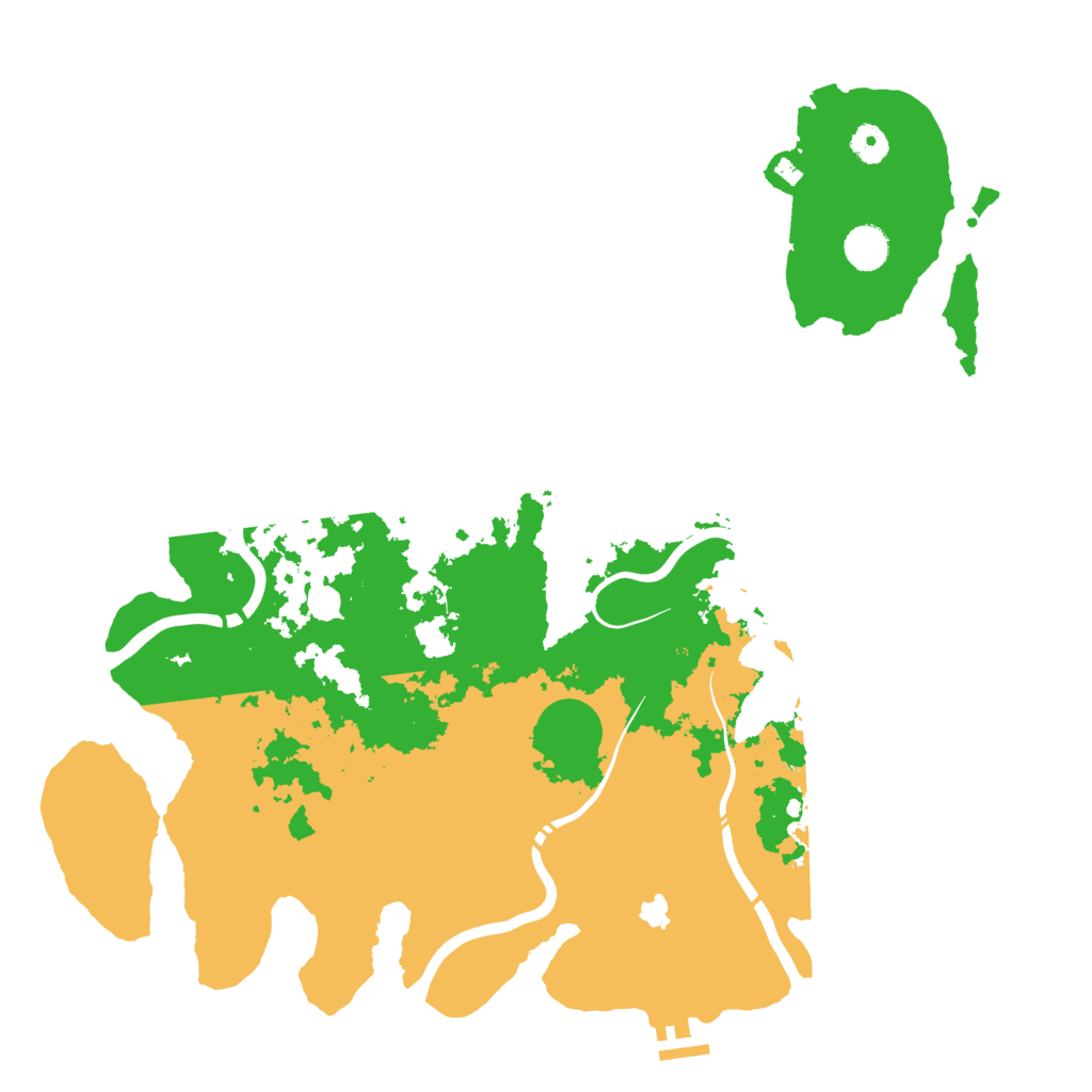 Biome Rust Map: Procedural Map, Size: 4350, Seed: 1348367867