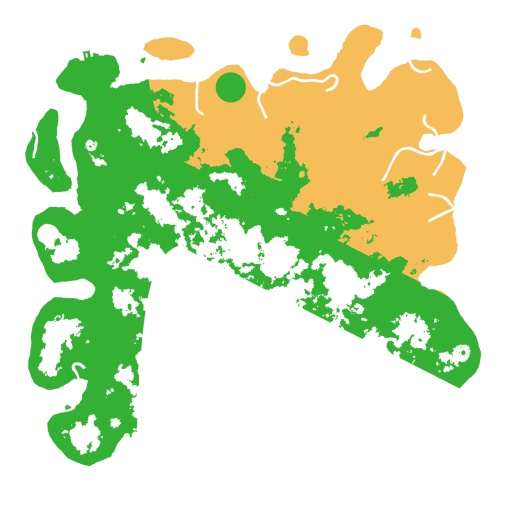 Biome Rust Map: Procedural Map, Size: 4501, Seed: 5238