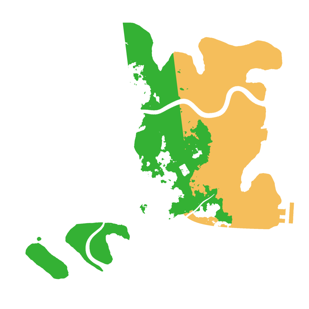 Biome Rust Map: Procedural Map, Size: 3000, Seed: 167029894