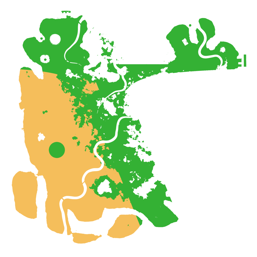 Biome Rust Map: Procedural Map, Size: 4250, Seed: 4622