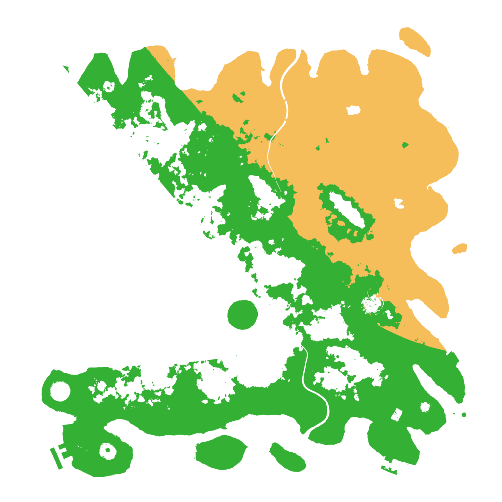 Biome Rust Map: Procedural Map, Size: 4500, Seed: 348982653