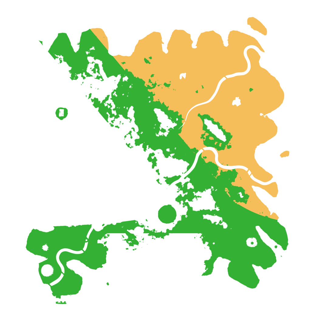 Biome Rust Map: Procedural Map, Size: 4500, Seed: 348982653