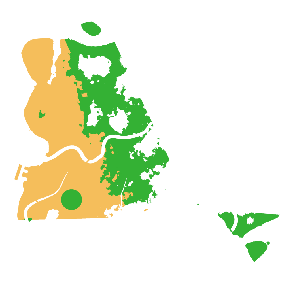 Biome Rust Map: Procedural Map, Size: 3750, Seed: 1030089742