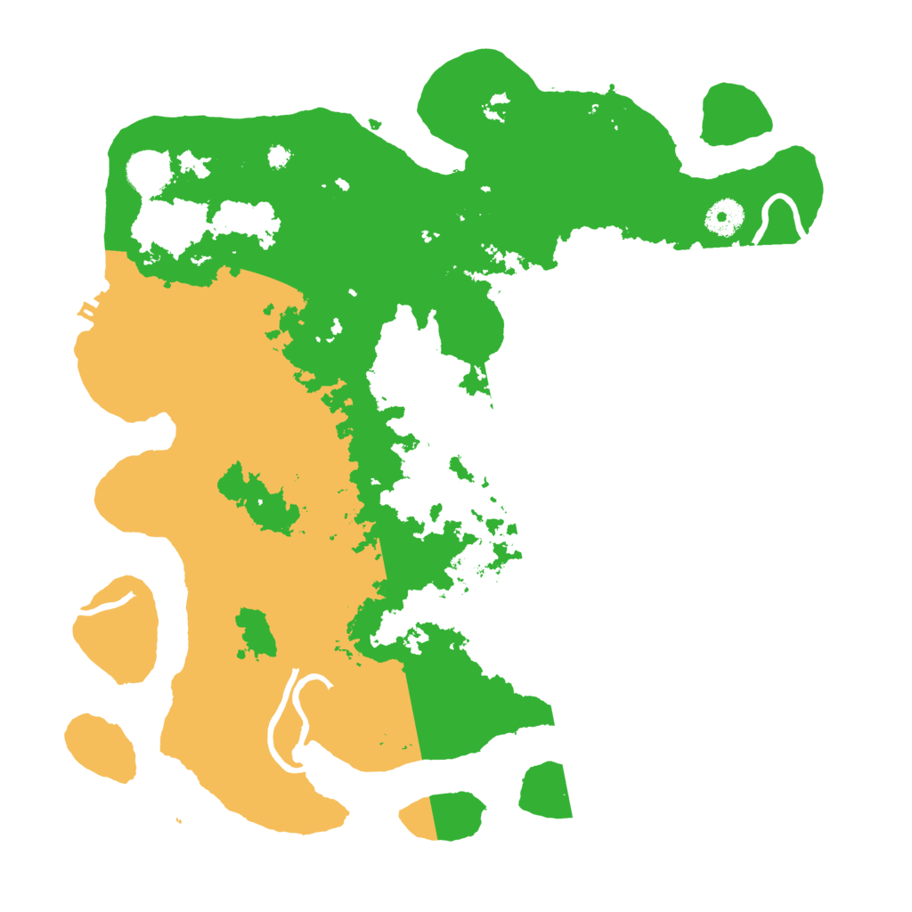 Biome Rust Map: Procedural Map, Size: 3700, Seed: 2037491500