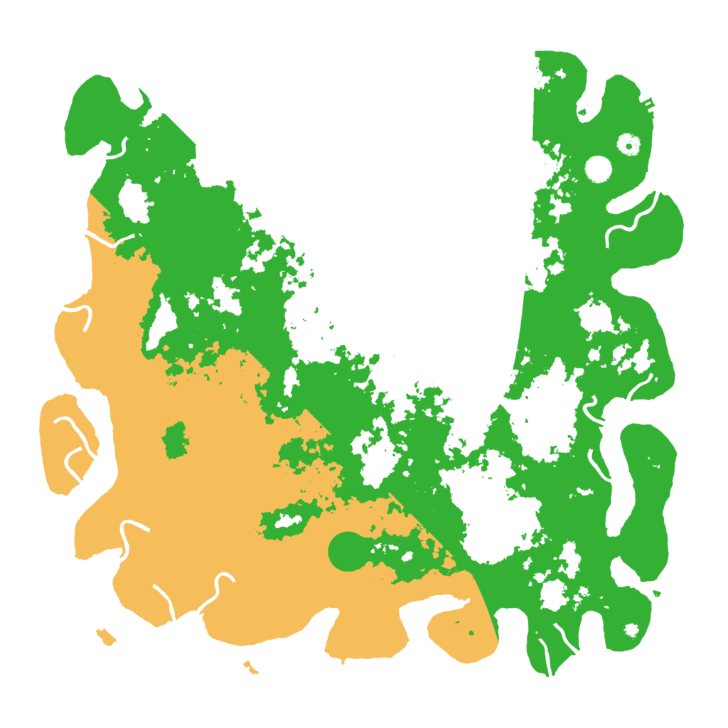 Biome Rust Map: Procedural Map, Size: 4800, Seed: 27981130